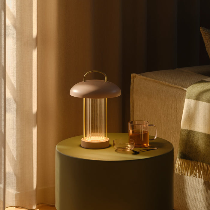 Nordlux Mirano Draagbare Tafellamp - Oudroze