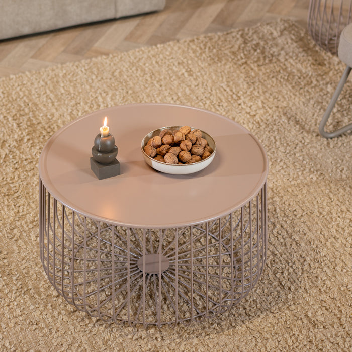 Bronx71 Salontafel Senna metaal taupe