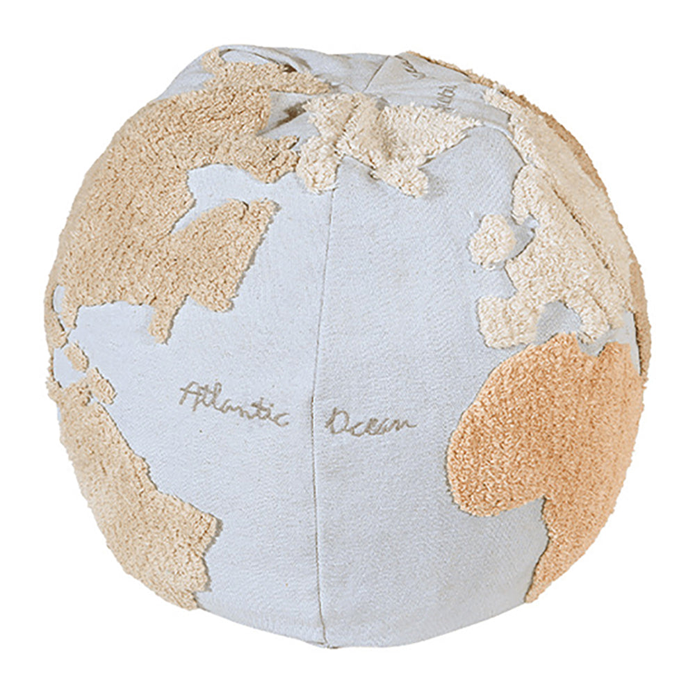Lorena Canals Back-to-School Poef - Wereldkaart