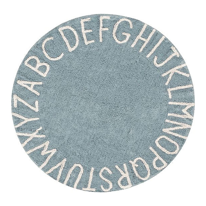 Lorena Canals ABC Vloerkleed Ø 150 cm - Vintage Blauw