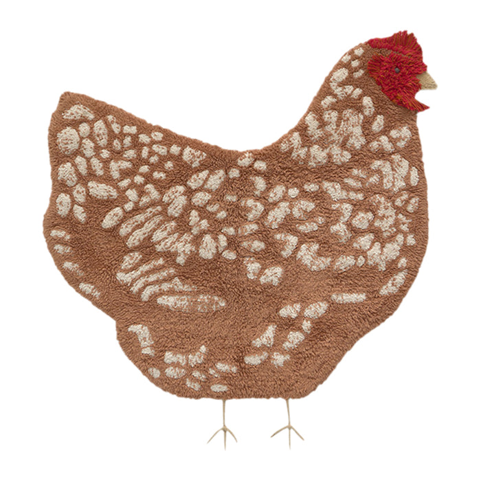 Lorena Canals Farm Vloerkleed 110 x 100 cm - Chicken