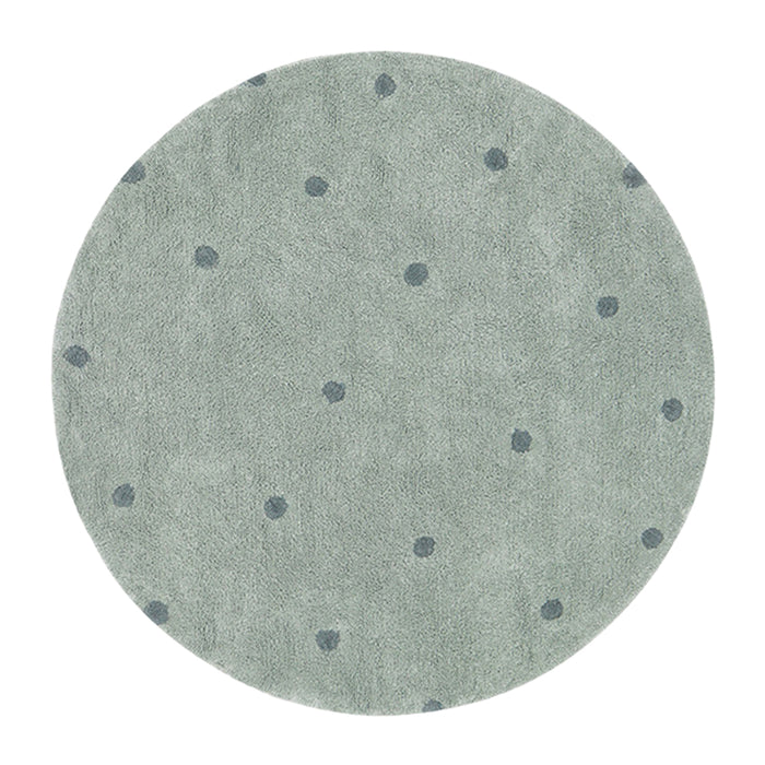 Lorena Canals Dot Vloerkleed Ø 140 cm - Blauw