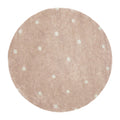 Lorena Canals Dot Vloerkleed Ø 140 cm - Roze