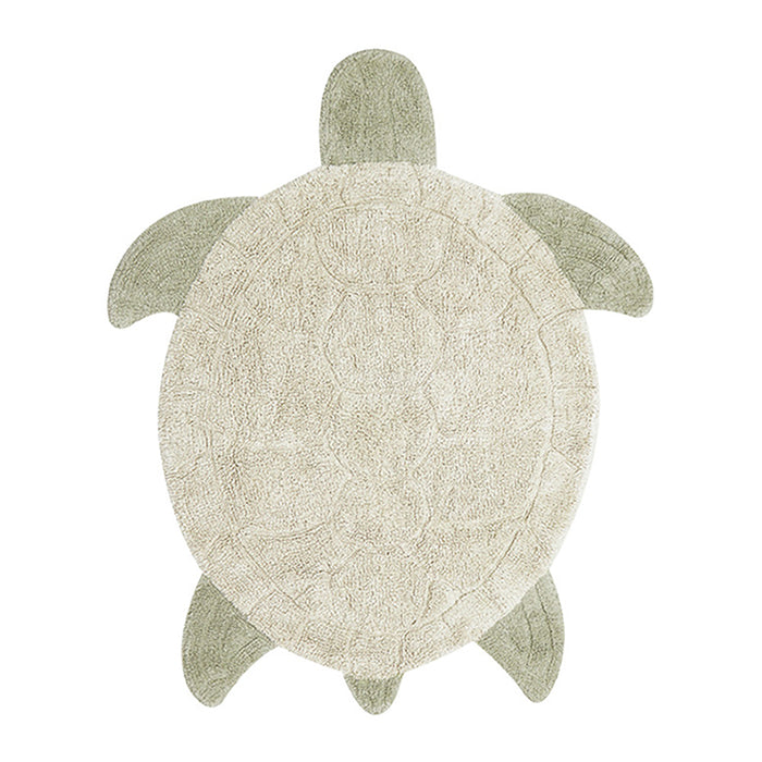 Lorena Canals Sea Wonders Vloerkleed 110 x 130 cm - Sea Turtle