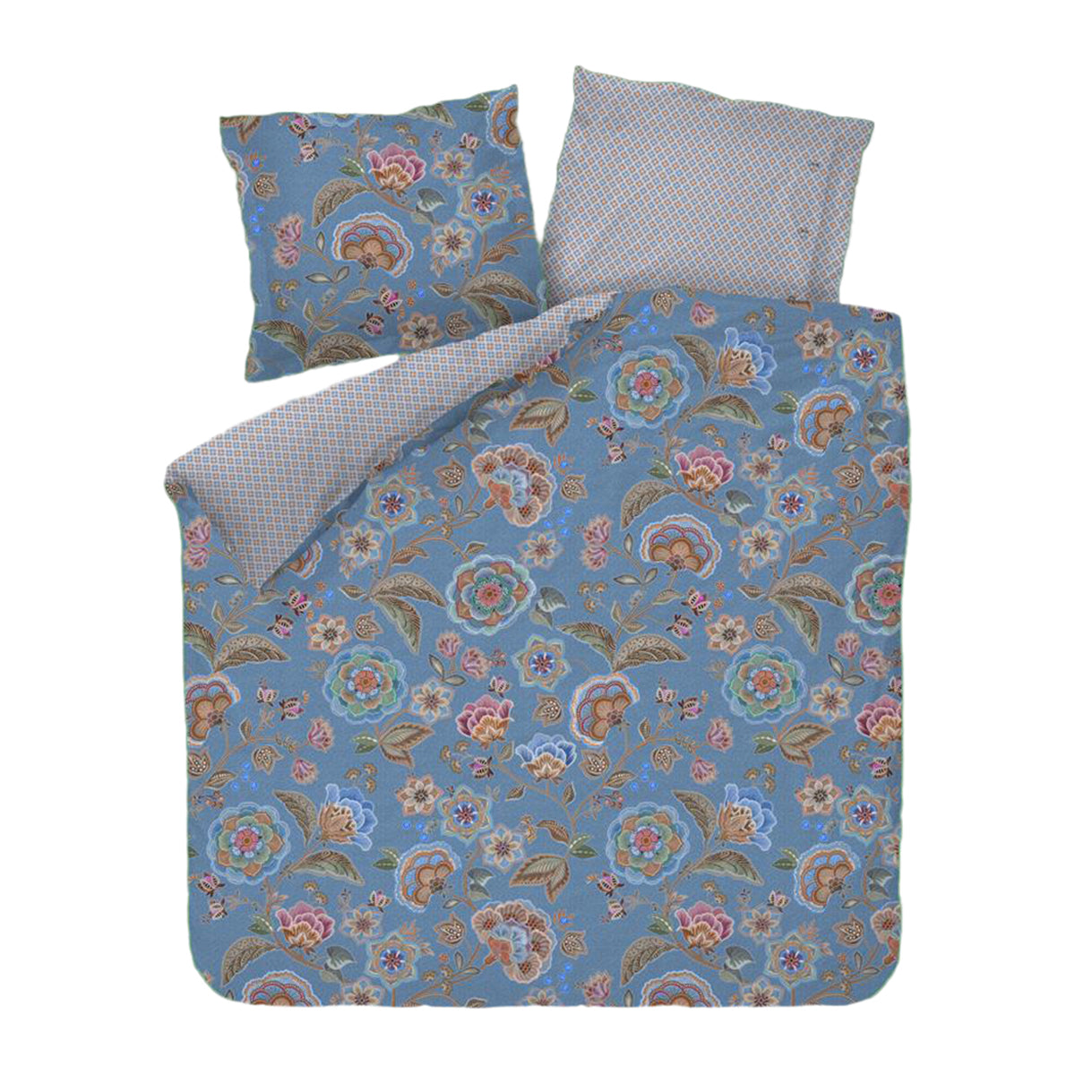 Pip Studio Matata Dekbedovertrek 200 x 200/220 cm - Blauw