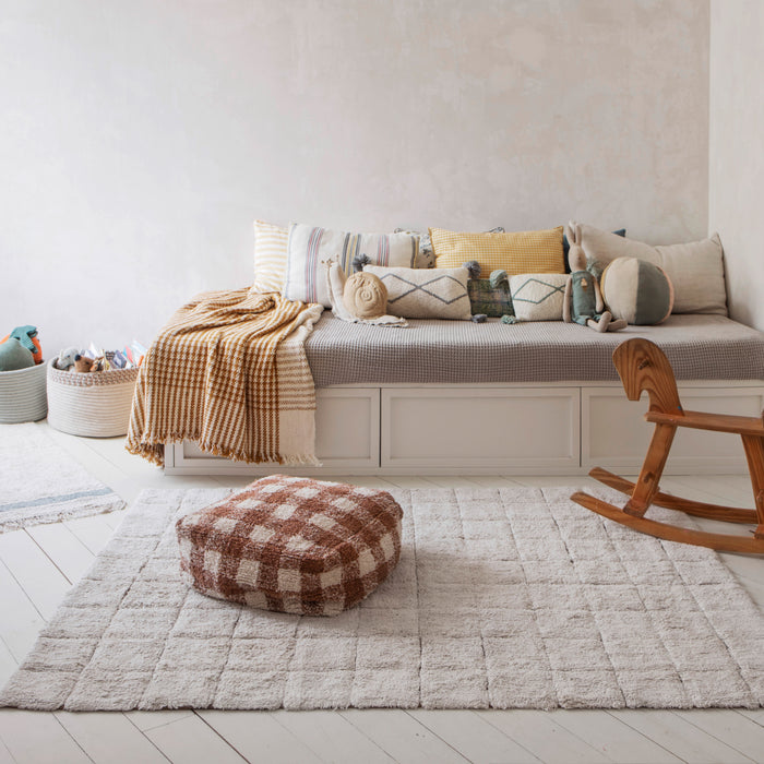 Lorena Canals Vichy Poef - Toffee