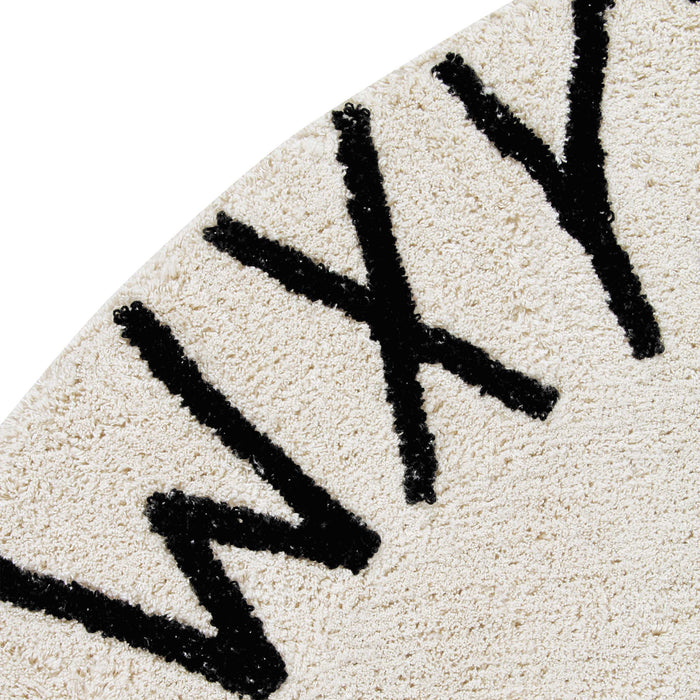 Lorena Canals ABC Vloerkleed Ø 150 cm - Naturel