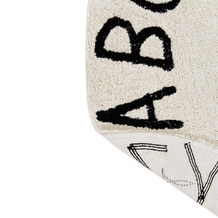 Lorena Canals ABC Vloerkleed Ø 150 cm - Naturel