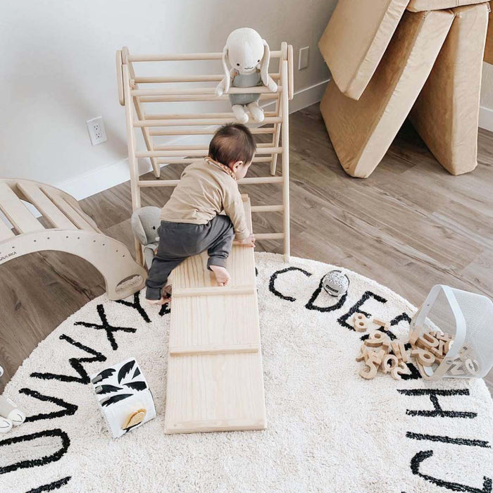 Lorena Canals ABC Vloerkleed Ø 150 cm - Naturel