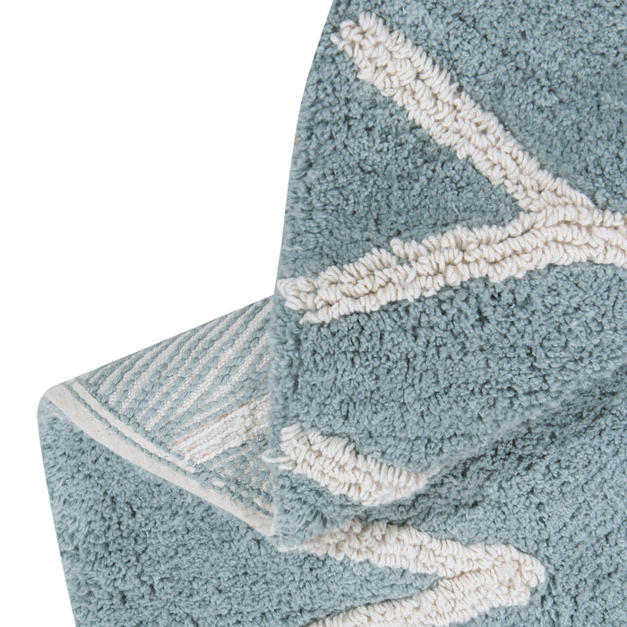 Lorena Canals ABC Vloerkleed Ø 150 cm - Vintage Blauw