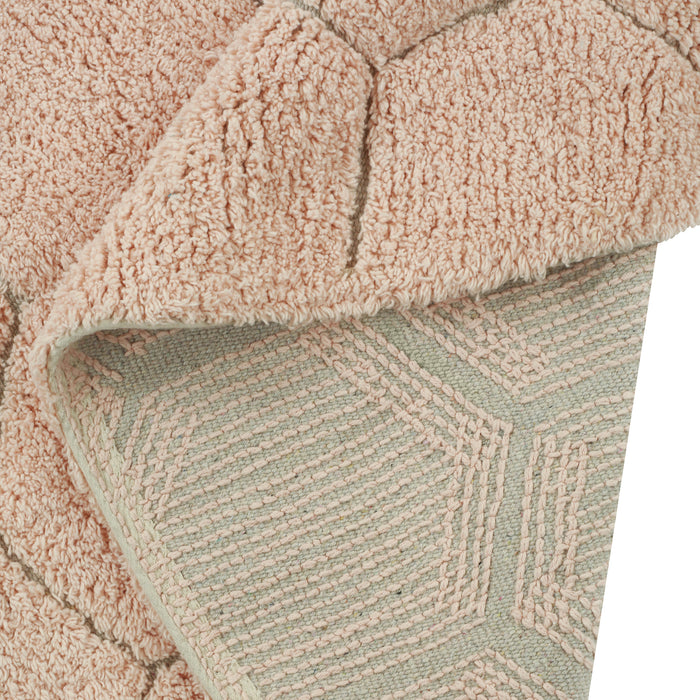 Lorena Canals Planet Bee Honingraat Vloerkleed Ø 140 cm - Roze