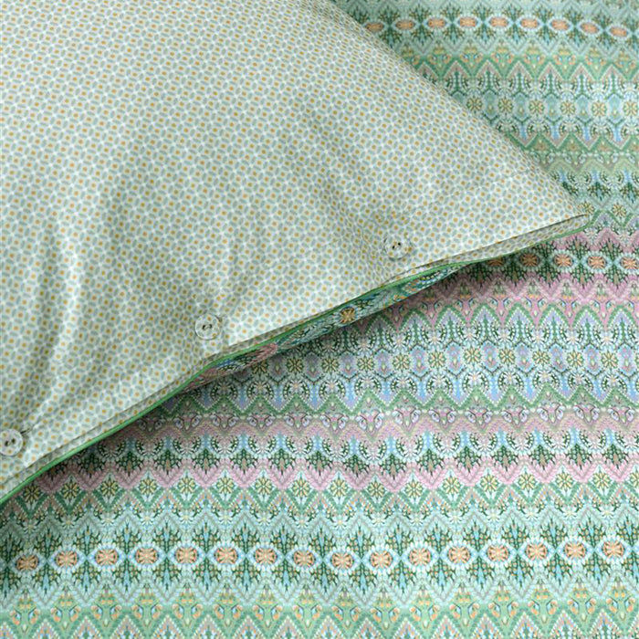 Pip Studio Ashanti Dekbedovertrek 200 x 200/220 cm - Groen