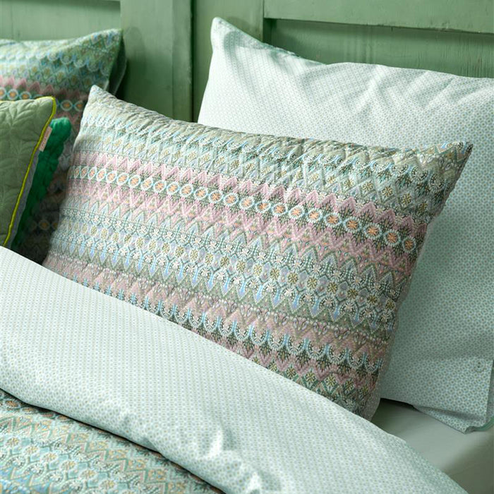 Pip Studio Ashanti Quilted Sierkussen 45 x 70 cm - Groen