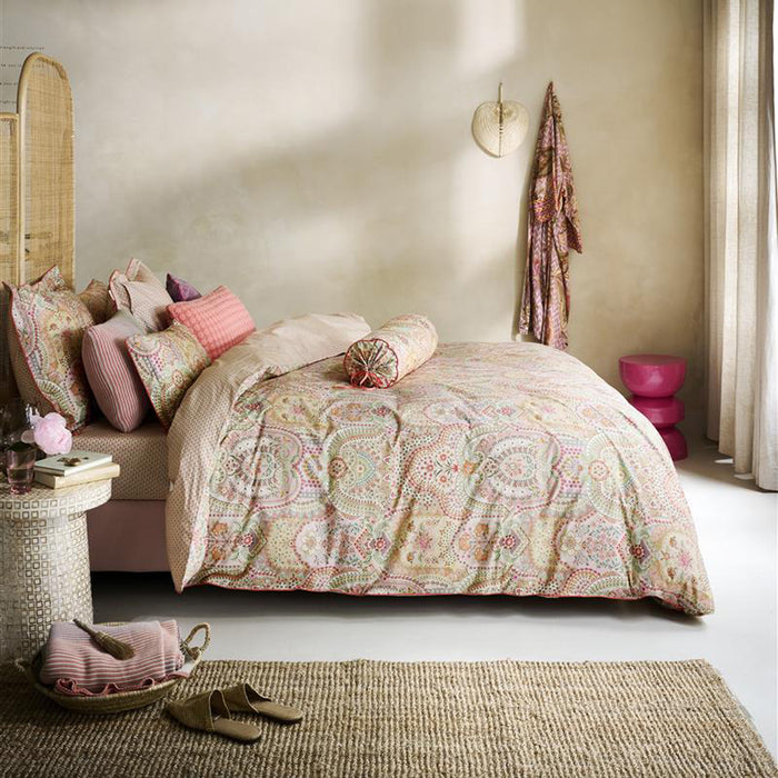 Pip Studio Jabali Flower Dekbedovertrek 200 x 200/220 cm - Coral