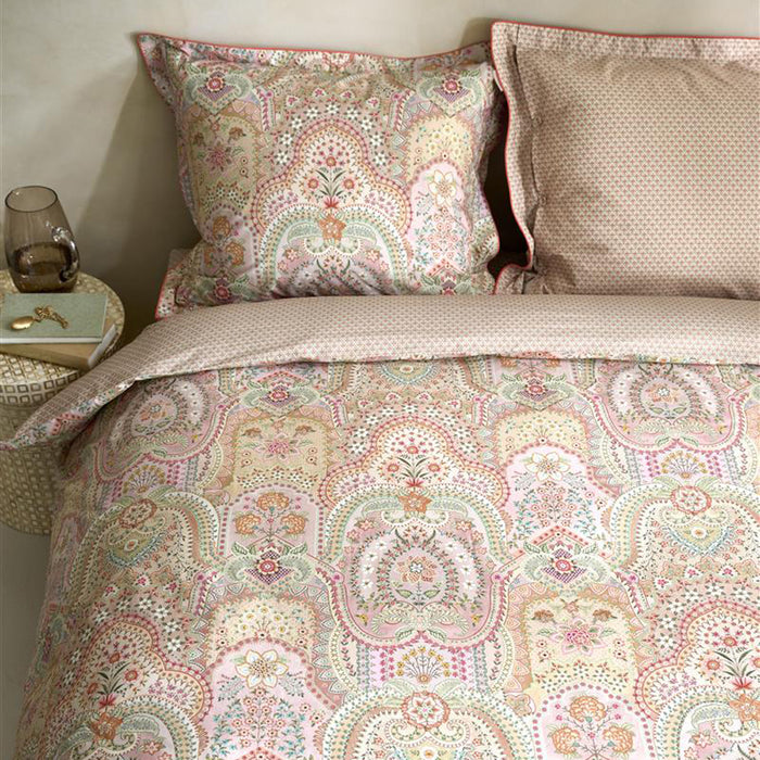 Pip Studio Jabali Flower Dekbedovertrek 240 x 200/220 cm - Coral