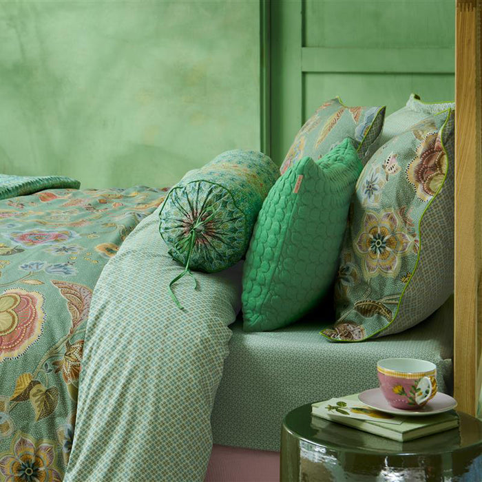 Pip Studio Matata Dekbedovertrek 140 x 200/220 cm - Groen