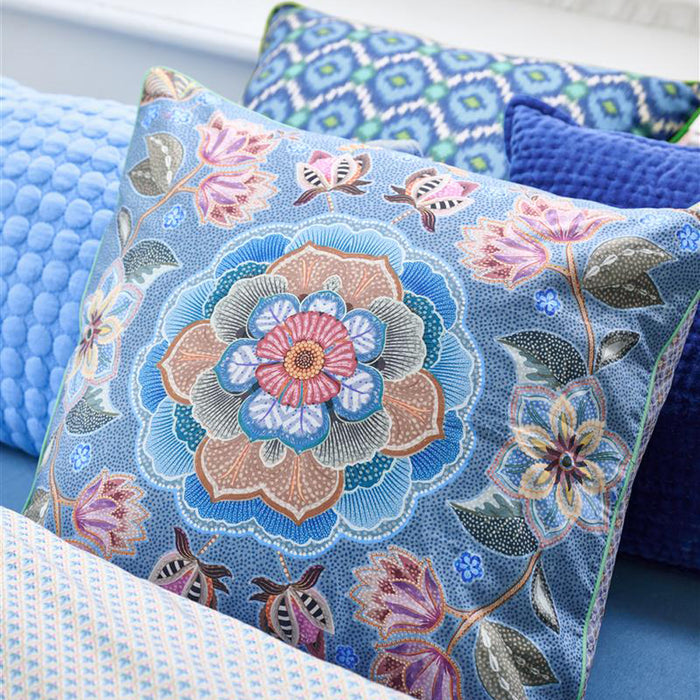 Pip Studio Matata Sierkussen 53 x 53 cm - Blauw