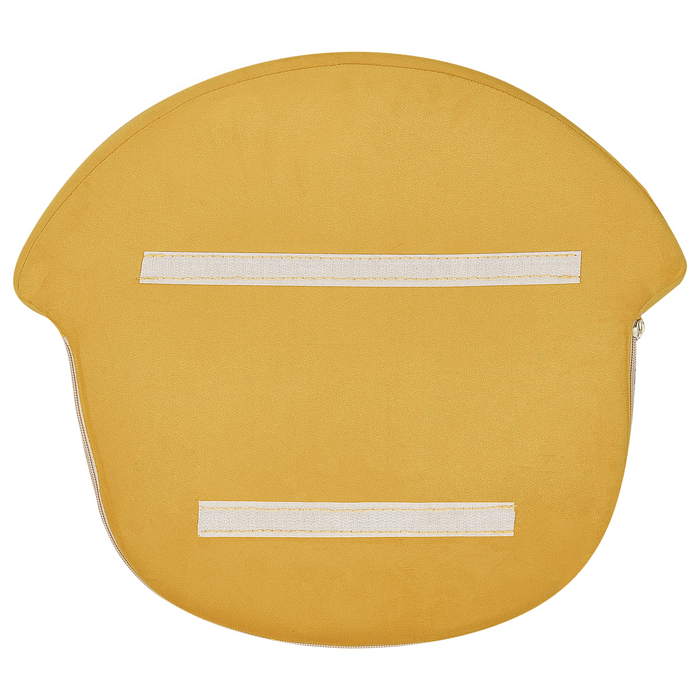 Beliani - VEGA - Kinderstoel - Mosterdgeel - Fluweel