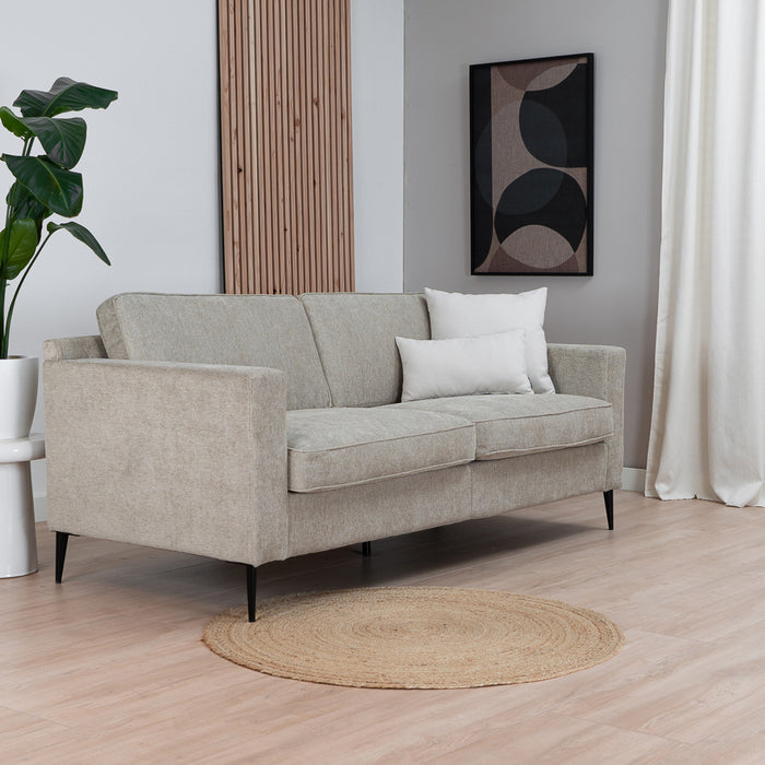 Bronx71 Scandinavische bank 3-zits Orlando stof gemêleerd taupe