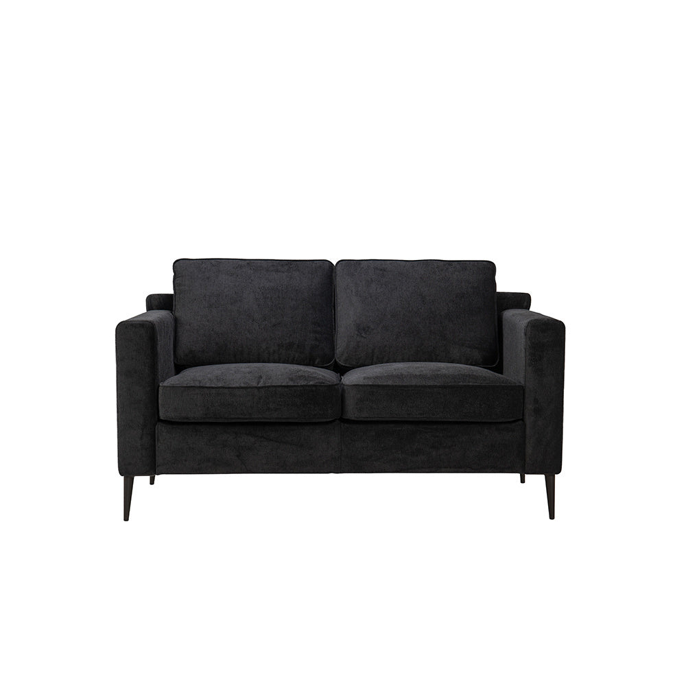 Bronx71 Scandinavische bank 2-zits Orlando stof gemêleerd zwart