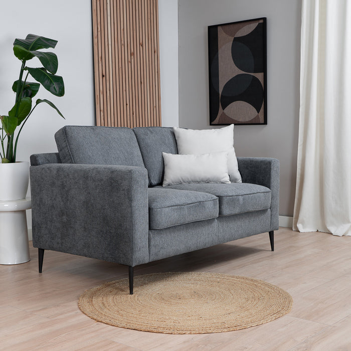 Bronx71 Scandinavische bank 2-zits Orlando stof gemêleerd antraciet