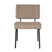 Bronx71 Velvet eetkamerstoel Espen taupe - Eetkamerstoelen set van 6
