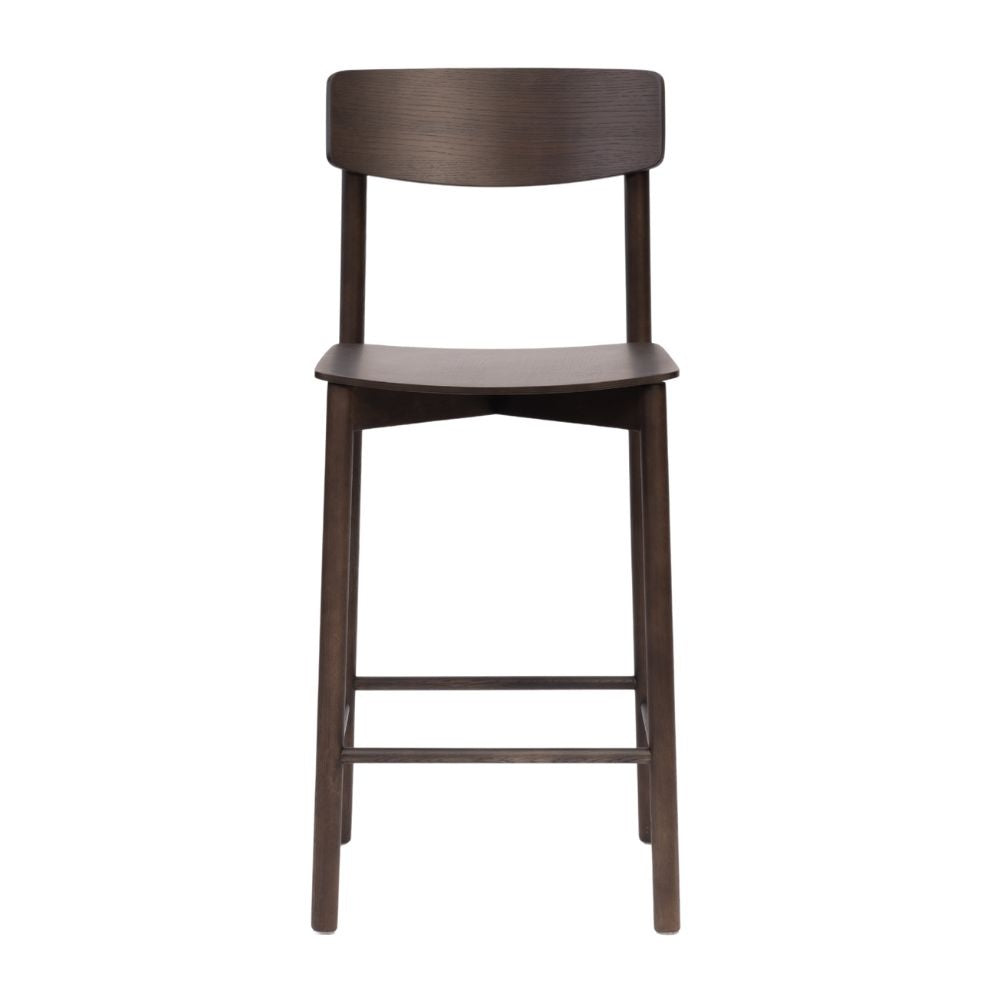 Bronx71 Scandinavische barkruk Reza walnoot 68,5 cm