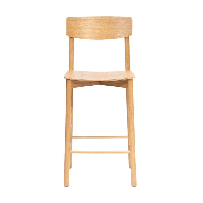 Bronx71 Scandinavische barkruk Miquel naturel eiken 78,5 cm