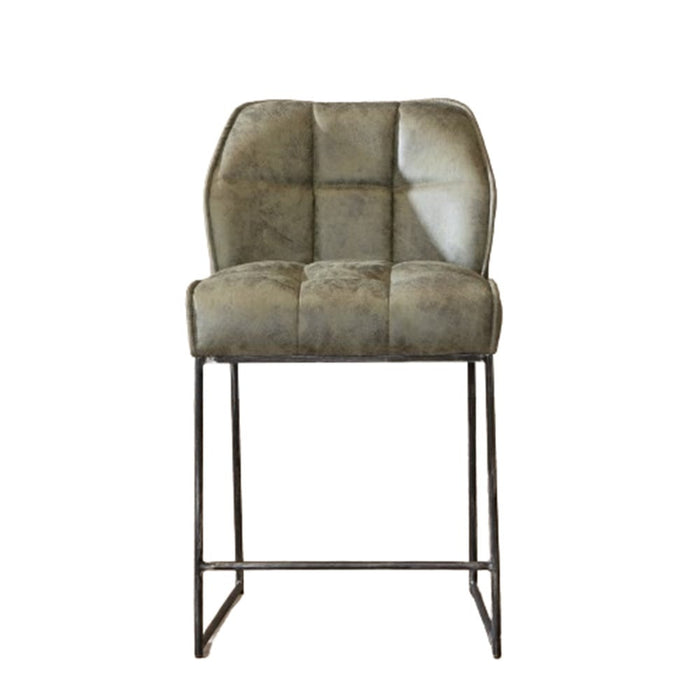 Bronx71 Industriële barkruk Abel olijfgroen 70 cm