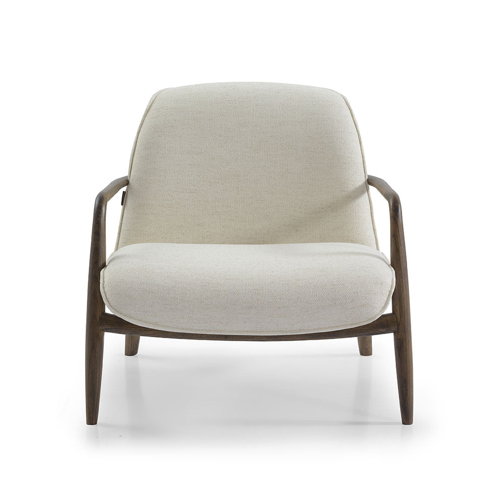 Bronx71 Scandinavische fauteuil Vidar linnen off white