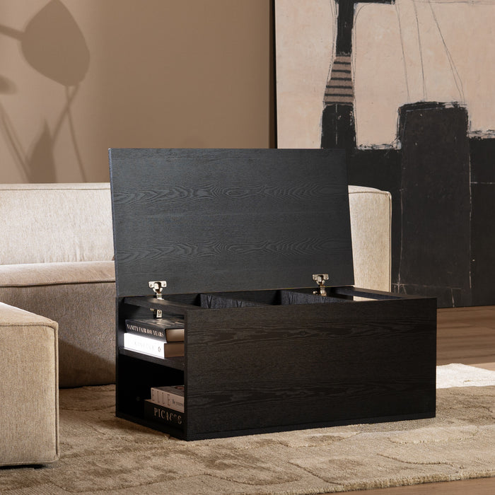 Bronx71 Salontafel Jaxx zwart eiken 88x46 cm