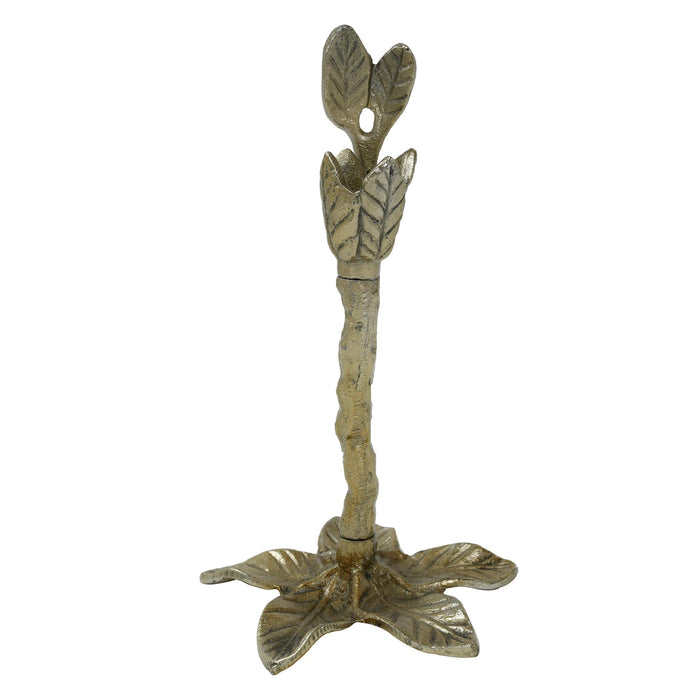 PTMD Shino Kandelaar - H25 x Ø15 cm - Aluminium - Goud