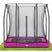 Salta Trampoline Comfort Edition Ground 214 x 153 cm met