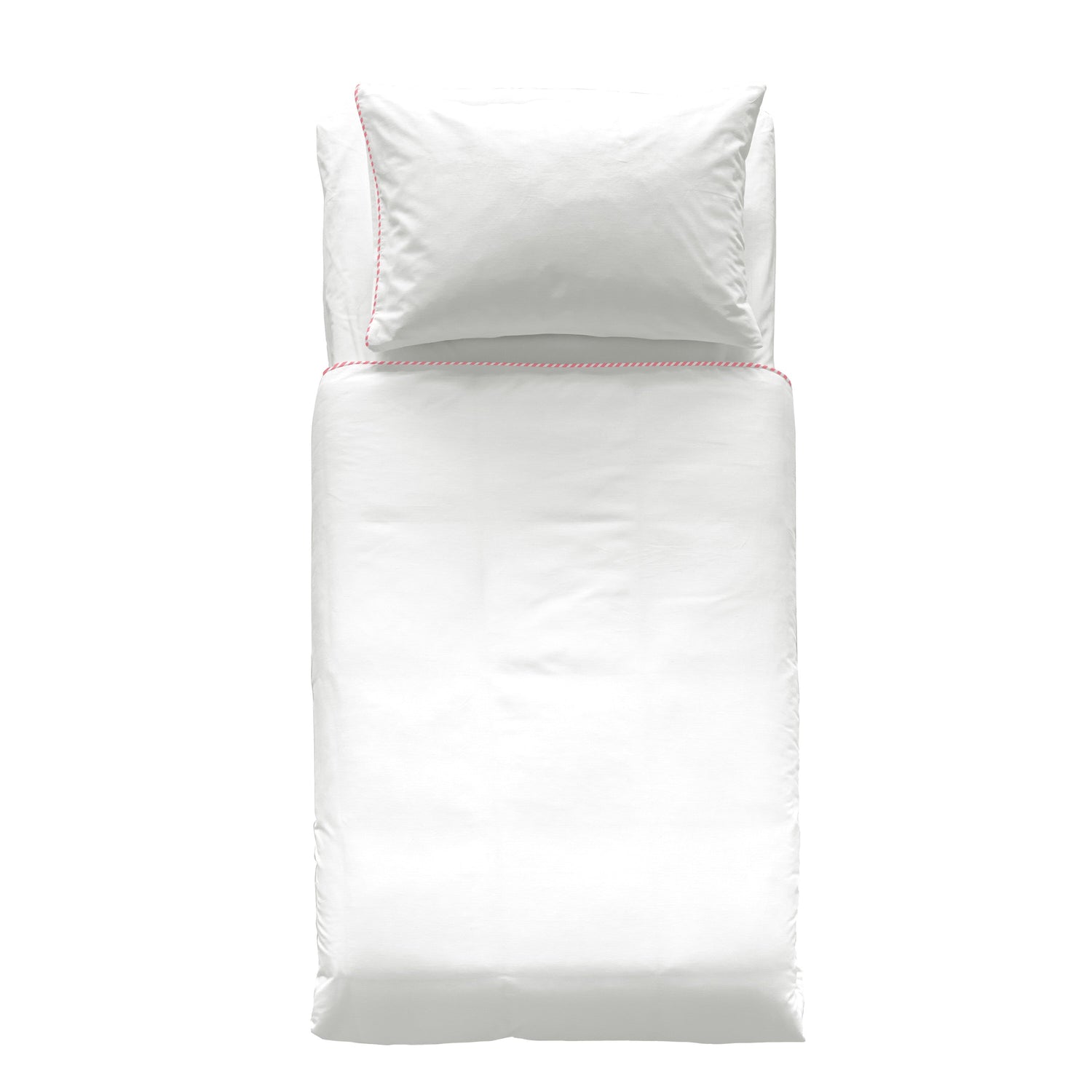 Essential Dekbedovertrek 2-delig 100x135 cm (Wieg) Roze Basic Kids, Rosa, 100% katoen, de kwaliteit van 150 TC