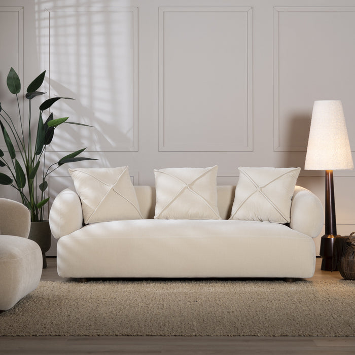 Bronx71 3-zitsbank Palermo velvet beige