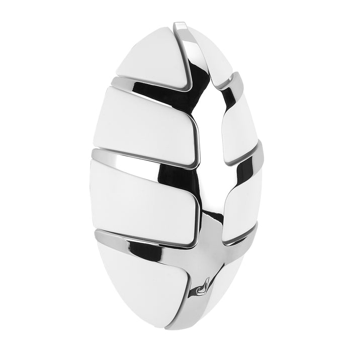 Spinder Design Bug Wandkapstok - Wit / Zilver