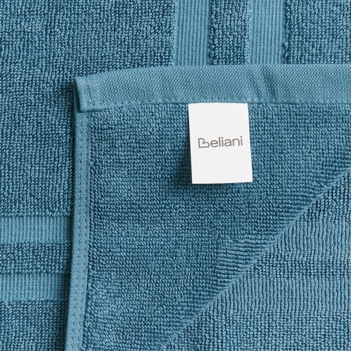 Beliani - ATAI - 11-delige handdoekset - Blauw - Katoen