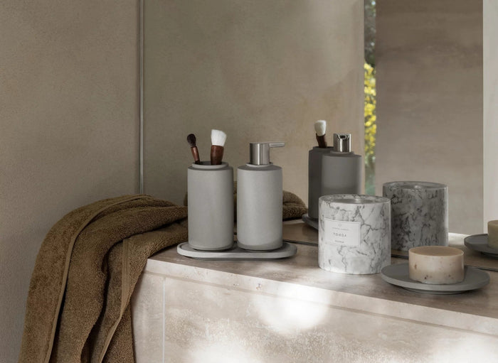 Creto Toiletborstel Micro Chip | Grijs | Polystone