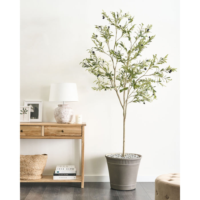 Beliani - OLIVE TREE - Kunstplant - Groen - 178 cm - Synthetisch