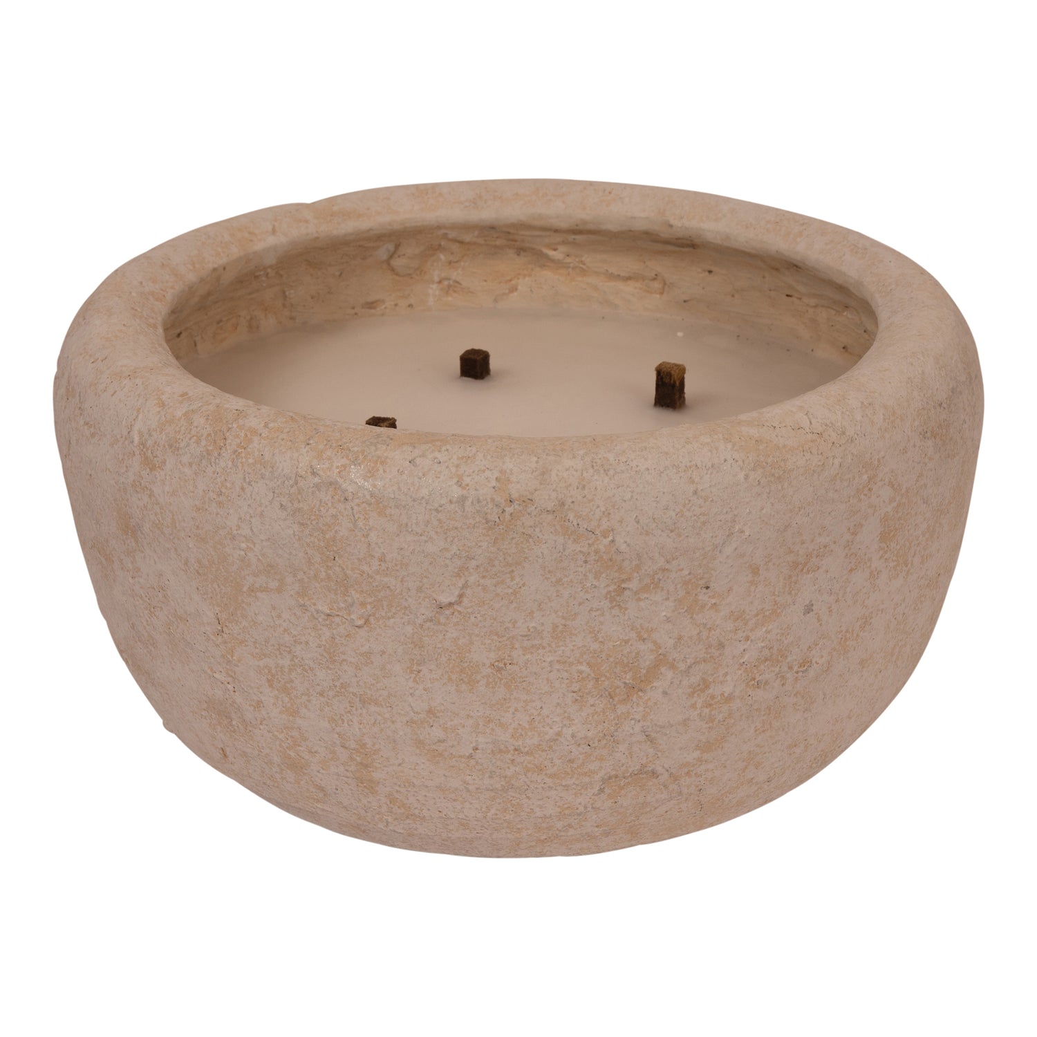 PTMD Gabor Brown Cement Outdoor Candle XL
