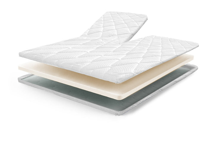 Eleganzzz Split Topper Matras Traagschuim 6cm