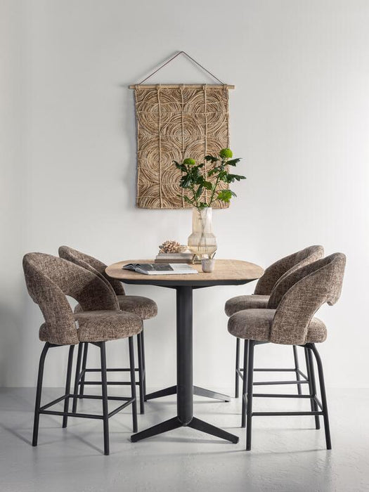 MUST Living Wall Panel round & round,107x71x2 cm, natural abaca and...