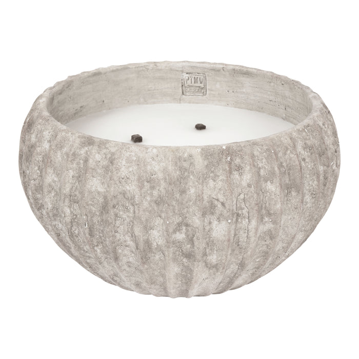 PTMD Yasmeene Cream Cement Outdoor Candle XL