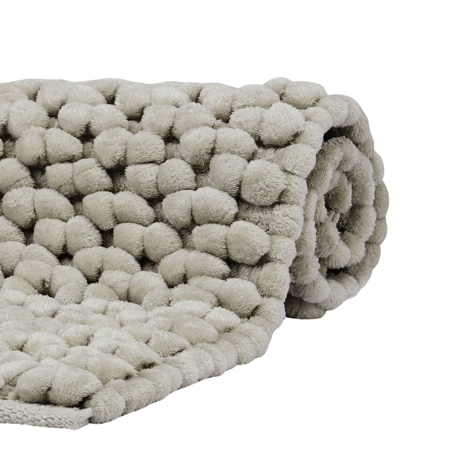 Nomad Badmat Greige | 70 x 120 cm | Grijs | Beige | Katoen | Polyester