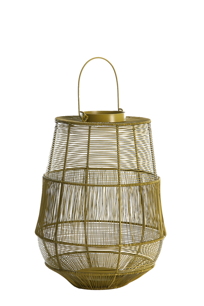 Light & Living - Windlicht SEZELA - Ø28x38cm - Groen