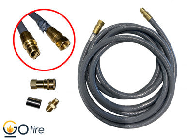 Gofire aardgas ombouwkit 79 x 36 cm