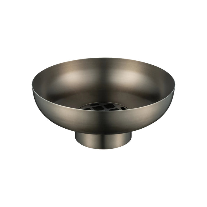 Miyabi Vaas Burned Metal Laag | Bruin | Staal