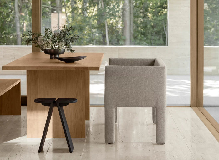 Miyabi Vaas Burned Metal Laag | Bruin | Staal