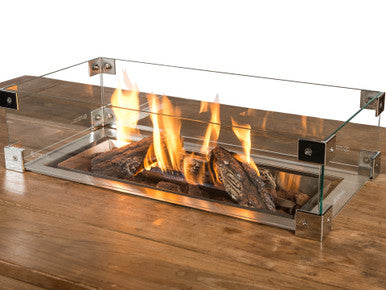 Happy Cocooning Glasombouw inbouwbrander rechthoek groot 99 x 32 cm