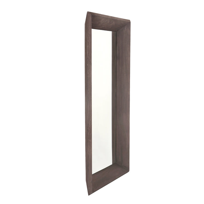 PTMD Nicka Brown Mango Wood Rectangle Mirror S